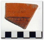 AZC 162 - Black-on-Orange Variant D-2 - Dish/Molcajete